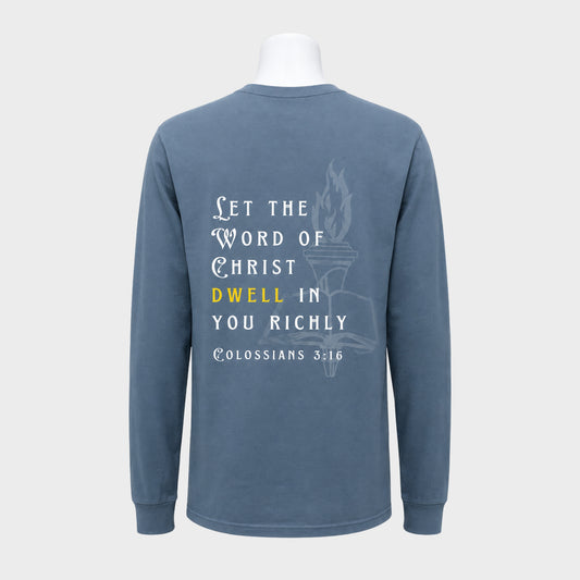 Colossians 3:16 Long Sleeve Jersey Tee