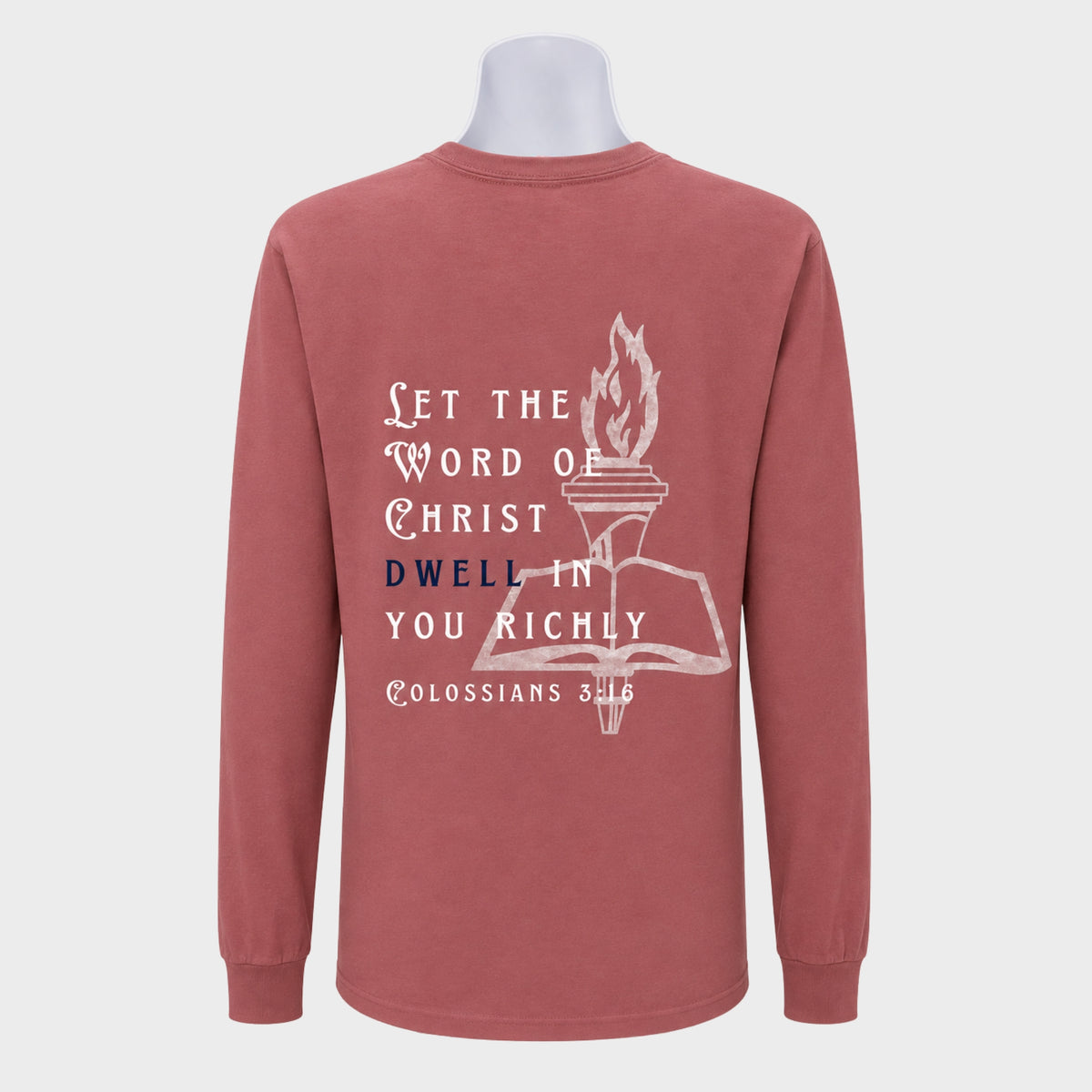 Colossians 3:16 Long Sleeve Jersey Tee