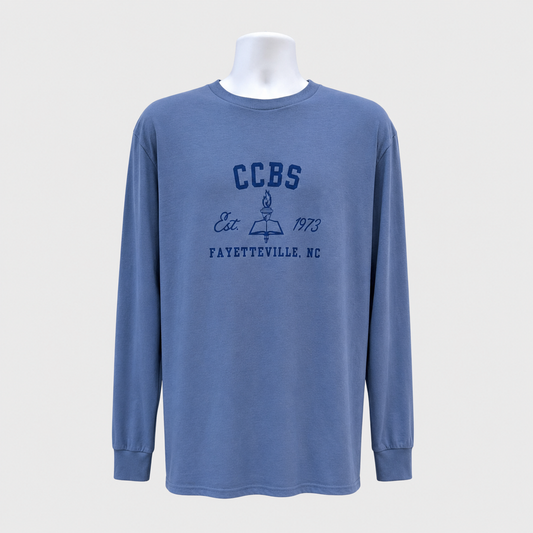 Long-Sleeve Tee - Indigo Blue