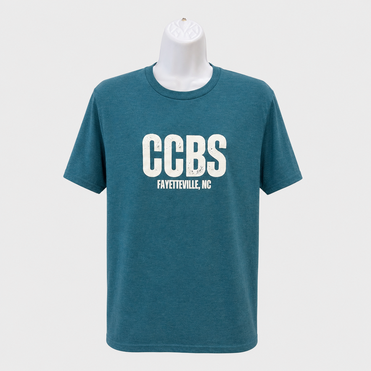 Tri-Blend Crew Tee - Heathered Teal