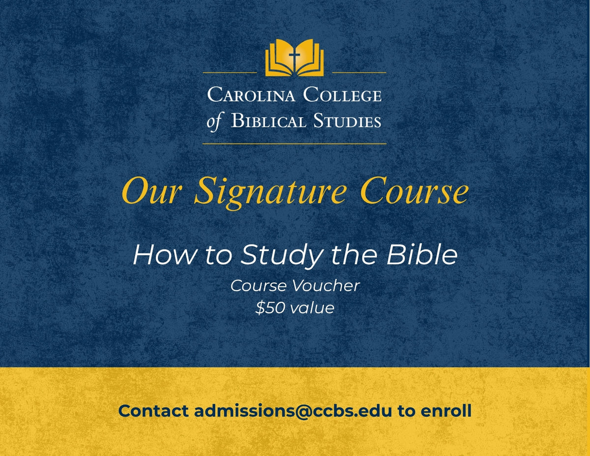 How to Study the Bible Voucher